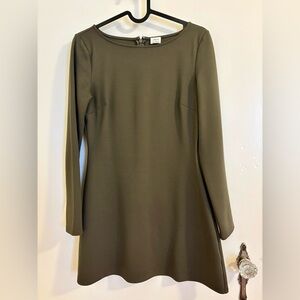 Wilfred Long Sleeve Khaki Dress
